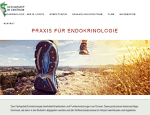 Tablet Screenshot of endokrinologie-herrmann.de